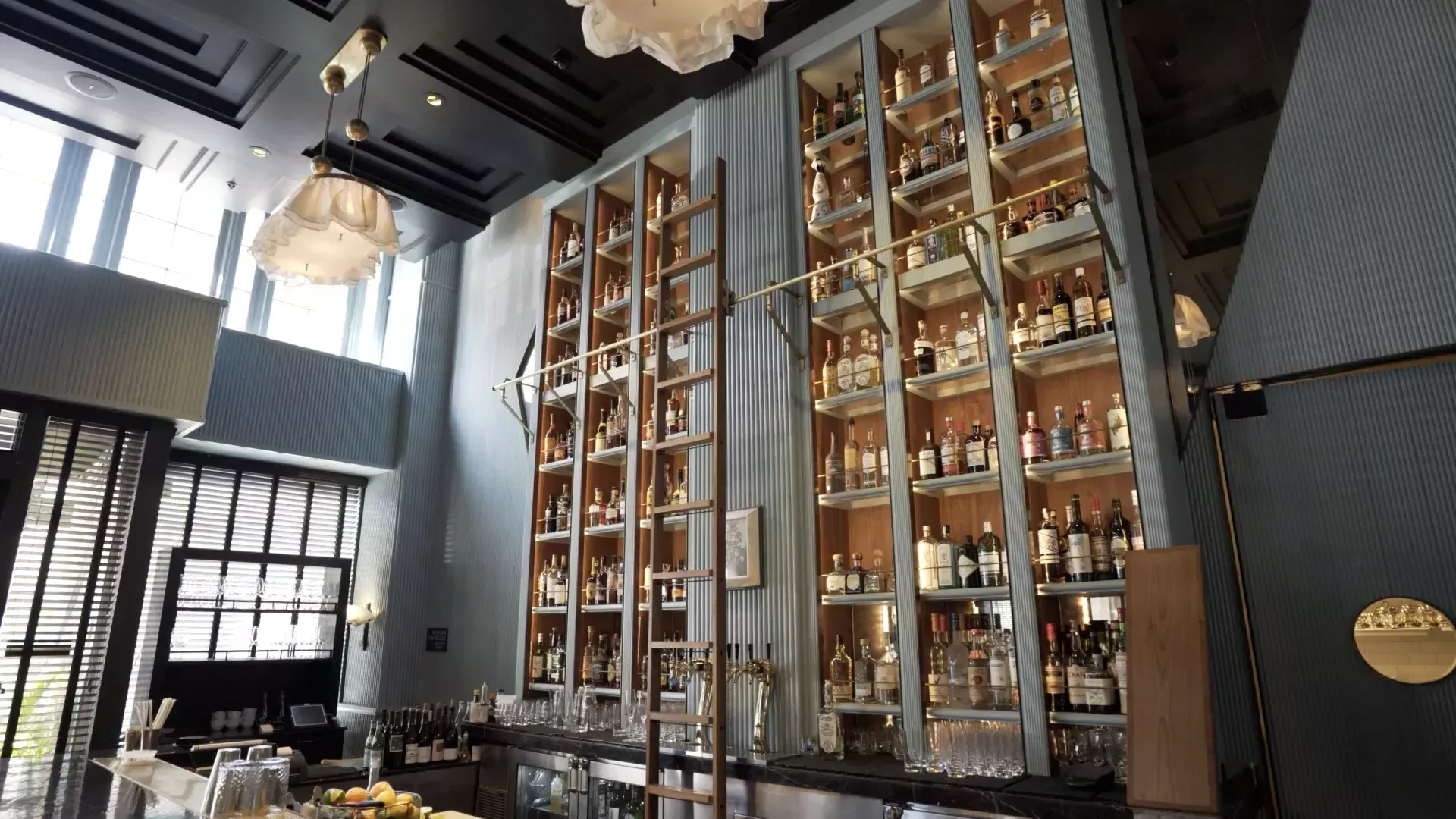 Image of Charmaine's extensive Bar in Downtown SF